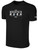 MOUNTAIN RUSH  SHORT SLEEVE COTTON T-SHIRT BLACK WHITE