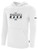 PFC  RUSH   FLEECE   HOODIE CREST ON WEARERS CENTER CHEST WHITE BLACK