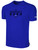PFC  RUSH  SHORT SLEEVE   COTTON T-SHIRT CREST   ON WEARERS CENTER CHEST ROYAL BLUE WHITE