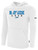 BAYSIDE RUSH  FLEECE   HOODIE CREST ON WEARERS CENTER CHEST WHITE BLACK