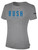 HILLSBORO RUSH  SHORT SLEEVE COTTON T-SHIRT CREST ON WEARERS CENTER CHESTLIGHT HEATHER GREY BLACK