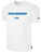 HILLSBORO  RUSH  SHORT SLEEVE COTTON T-SHIRT CREST ON WEARERS CENTER CHESTWHITE BLACK