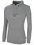 TENNESSEE  LOBOS RUSH  FLEECE HOODIE CREST ON WEARERS CENTER CHEST LIGHT HEATHER GREY BLACK