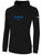 TENNESSEE LOBOS RUSH  FLEECE HOODIE CREST ON WEARERS CENTER CHEST BLACK WHITE
