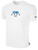 IOWA  RUSH NORTH  RUSH SHORT SLEEVE COTTON T-SHIRT CREST ON WEARERS CENTER CHEST WHITE BLACK