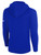 IOWA RUSH SOUTH FLEECE HOODIE CREST ON WEARERS CENTER CHEST  ROYAL BLUE WHITE