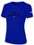 IOWA   RUSH  SOUTH SHORT SLEEVE COTTON T-SHIRT CREST ON WEARERS CENTER CHEST ROYAL BLUE WHITE