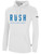 RUSH WI WEST-LX UNITED FLEECE HOODIE CREST ON WEARERS CENTER  CHEST WHITE BLACK
