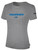 COLORADO RUSH SHORT SLEEVE   COTTON  T-SHIRT CREST ON WEARERS CENTER CHEST LIGHT HEATHER GREY BLACK