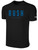 COLORADO RUSH SHORT   SLEEVE COTTON   T-SHIRT CREST ON WEARERS CENTER CHEST BLACK WHITE