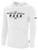 COLORADO RUSH COS   FLEECE    HOODIE CREST ON WEARERS CENTER CHEST WHITE BLACK