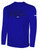 COLORADO RUSH EAST RUSH   LONG SLEEVE   COTTON T-SHIRT CREST ON WEARERS CENTER CHEST ROYAL BLUE WHITE