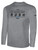 COLORADO RUSH EAST RUSH LONG SLEEVE COTTON T-SHIRT CREST ON WEARERS   CENTER CHEST LIGHT   HEATHER GREY BLACK