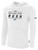 COLORADO RUSH EAST FLEECE HOODIE CREST ON WEARERS CENTER CHEST WHITE BLACK