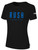 COLORADO RUSH EAST RUSH SHORT    SLEEVE COTTON T-SHIRT CREST ON WEARERS    CENTER CHEST BLACK WHITE