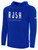 COLORADO RUSH EAST FLEECE HOODIE CREST ON WEARERS CENTER CHEST  ROYAL BLUE WHITE