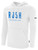 COLORADO RUSH EAST FLEECE HOODIE CREST ON WEARERS  CENTER CHEST WHITE BLACK