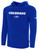 COLORADO RUSH EAST  FLEECE HOODIE CREST ON WEARERS CENTER CHEST  ROYAL BLUE WHITE