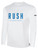 COLORADO RUSH NORTH   LONG SLEEVE COTTON T-SHIRT CREST  ON WEARERS CENTER CHEST WHITE BLACK
