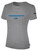 COLORADO RUSH NORTH   SHORT SLEEVE COTTON T-SHIRT CREST ON WEARERS CENTER CHEST  LIGHT HEATHER GREY BLACK