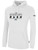 COLORADO RUSH NORTH   FLEECE HOODIE CREST ON WEARERS CENTER CHEST WHITE BLACK