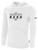 COLORADO RUSH NORTH   FLEECE HOODIE CREST ON WEARERS CENTER CHEST WHITE BLACK