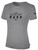 COLORADO RUSH NORTH   SHORT SLEEVE COTTON T-SHIRT CREST ON WEARERS CENTER CHEST LIGHT HEATHER GREY BLACK