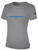 NORCO RUSH  SHORT SLEEVE COTTON T-SHIRT CREST ON WEARERS CENTER CHEST  LIGHT HEATHER GREY BLACK