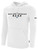 NORCO RUSH  FLEECE HOODIE CREST ON WEARERS CENTER CHEST WHITE  BLACK