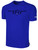 NORCO RUSH  SHORT SLEEVE COTTON T-SHIRT CREST ON WEARERS CENTER CHEST ROYAL BLUE WHITE