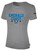 EMERALD COAST UNITED RUSH  SHORT SLEEVE            COTTON T-SHIRT CREST ON WEARERS CENTER CHEST LIGHT HEATHER GREY BLACK