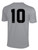 VALOR SOCCER PREMIER AND SELECT TEAM JERSEY LIGHT HEATHER GREY BLACK -KIT