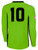VALOR SOCCER PREMIER AND SELECT PITCH STAR LONG SLEEVE GOALKEEPER JERSEY WITHOUT PADDING NEON GREEN BLACK