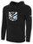 VIEWS FC BASICS FLEECE PULLOVER HOODIE BLACK WHITE