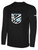 VIEWS FC BASICS CREW NECK LONG SLEEVE POLY TEE BLACK WHITE