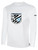 VIEWS FC BASICS CREW NECK LONG SLEEVE POLY TEE WHITE BLACK