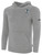 VIEWS FC BASICS FLEECE PULLOVER HOODIE LIGHT HEATHER  GREY BLACK