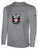 HILTON  HEAT SC  BASICS COTTON LONG SLEEVE T-SHIRT LIGHT HEATHER GREY BLACK