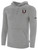 HILTON HEAT  SC  BASICS PULLOVER FLEECE HOODIE LIGHT HEATHER GREY BLACK