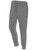 FLIGHT 22 TECH II JOGGERS RIGHT LEG CENTERED CULTURE LOGO LIGHT HEATHER GREY