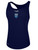 NORTH SHORE GIRLS SOCCER BASICS RACER BACK TANK WEARERS CENTER CHEST: NORTH SHORE GIRLS SOCCER NAVY