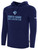 NORTH SHORE GIRLS SOCCER BASICS FLEECE HOODIE WEARERS CENTER CHEST: NORTH SHORE GIRLS SOCCER NAVY WHITE