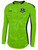 NAPA SPORTS SC PITCH STAR LONG SLEEVE GOALKEEPER JERSEY WITHOUT PADDING NEON GREEN BLACK