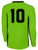 NAPA SPORTS SC PITCH STAR LONG SLEEVE GOALKEEPER JERSEY WITHOUT PADDING NEON GREEN BLACK