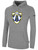 HUNTER SC BASICS FLEECE PULLOVER HOODIE CREST ON WEARER'S LEFT CHEST LIGHT HEATHER GREY BLACK