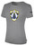 HUNTER SC BASICS COTTON TEE CREST ON WEARER'S LEFT CHEST LIGHT HEATHER GREY BLACK
