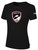 ERIE FC  BASICS COTTON TEE CREST ON WEARER'S CENTER CHEST BLACK WHITE