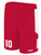 ERIE FC  MIDTOWN SHORTS RED WHITE -KIT