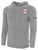 SOUTH SHORE FC  BASICS PULLOVER FLEECE HOODIE CREST ON WEARERS LEFT CHEST LIGHT HEATHER GREY BLACK