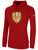 STANFORD STRIKERS FC BASICS FLEECE PULLOVER HOODIE WEARER'S CENTER FRONT RED WHITE